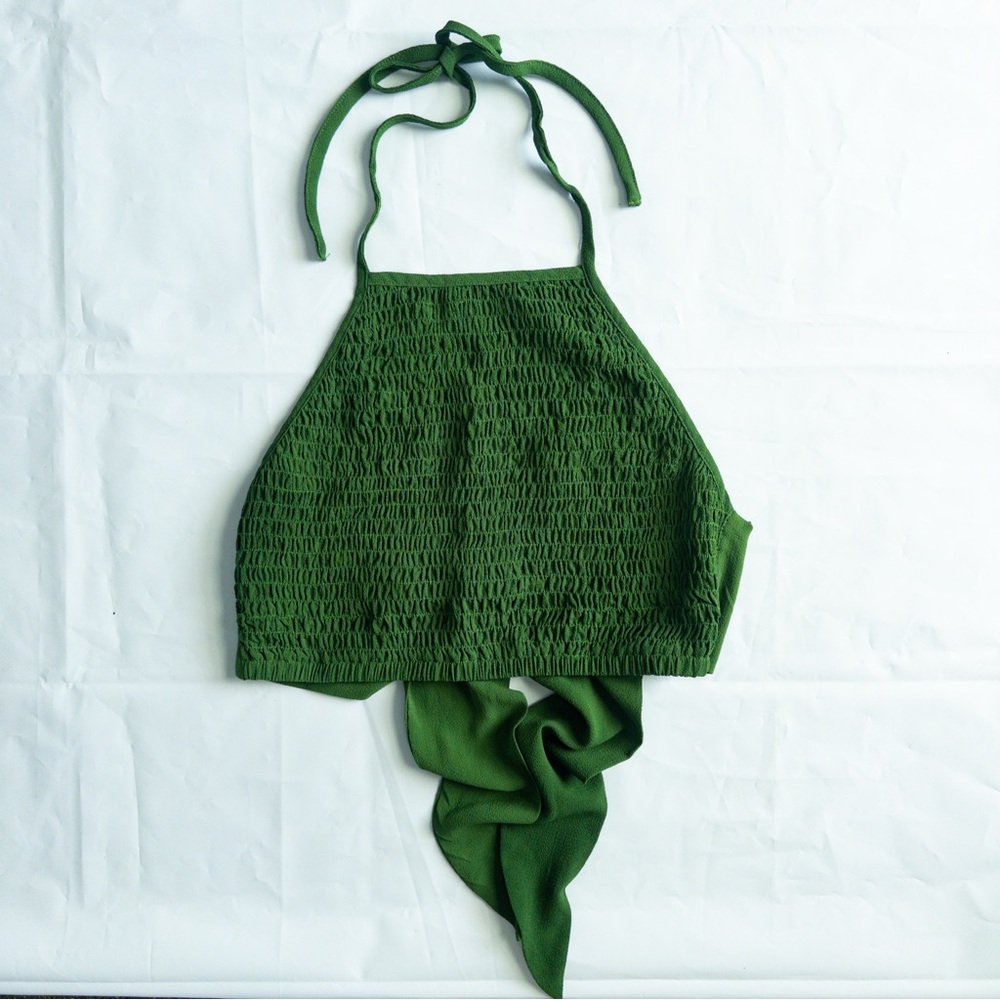 Forever 21 Green Halter Top